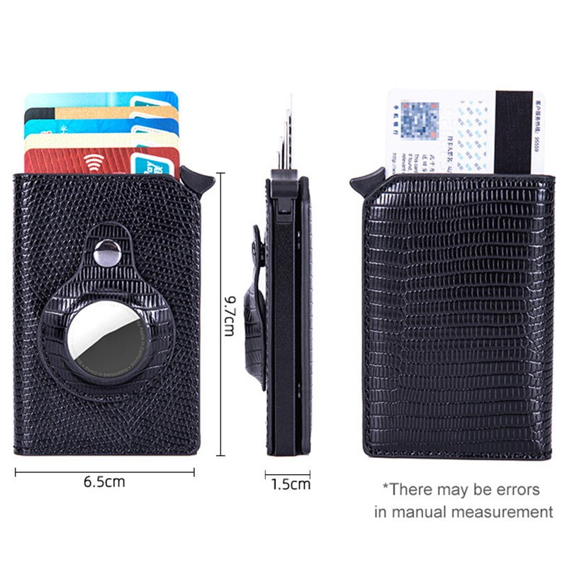 RFID Airtag Credit Card Holder Wallet Men Slim Thin Business Bank Card Holder Container Male Smart Bluetooth Card Holder Bag