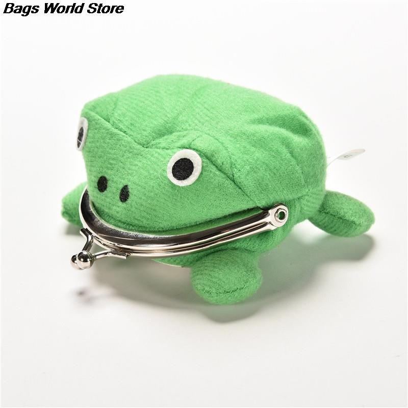 Hot Sale Frog Wallet Anime Cartoon Wallet Coin Purse Manga Flannel Wallet Cute Purse Naruto Coin Holder 1pc