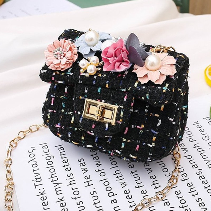 Fashion Cute Girl Shoulder Messenger Bag Children Crossbody Chain Handbag Kid Girl Bags Princess Cross Body Bags Purse