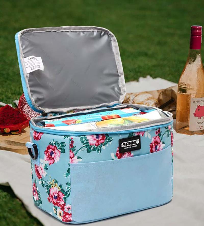 Oxford Hot Cooler Lunch Bag Female Printed Insulated Men Thermal Food Picnic Handbag Portable Lunch Box Shoulder Tote