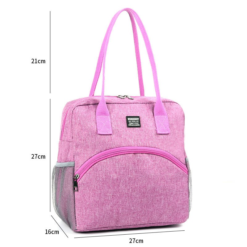 Insulated Lunch Bag For Women And Kids Oxford Lunch Bag Large Capacity Picnic Bag Tote Bag Lunch Bag