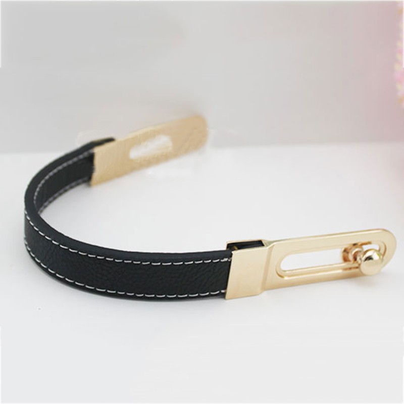 Handmade textile accessories 31cm length bag strap handle strap strap bag replacement strap slide bar PU bag handle