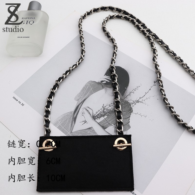 Xiaoxiang shift card bag zero wallet inner bladder string bag stick strip non diagonal bars bag inner bag