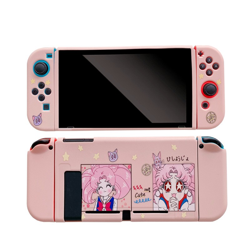 Sailor Moon Nintendo Switch Split Game Console Shell Protection Soft Cover NS Palm Game Color Shell Storage Bag