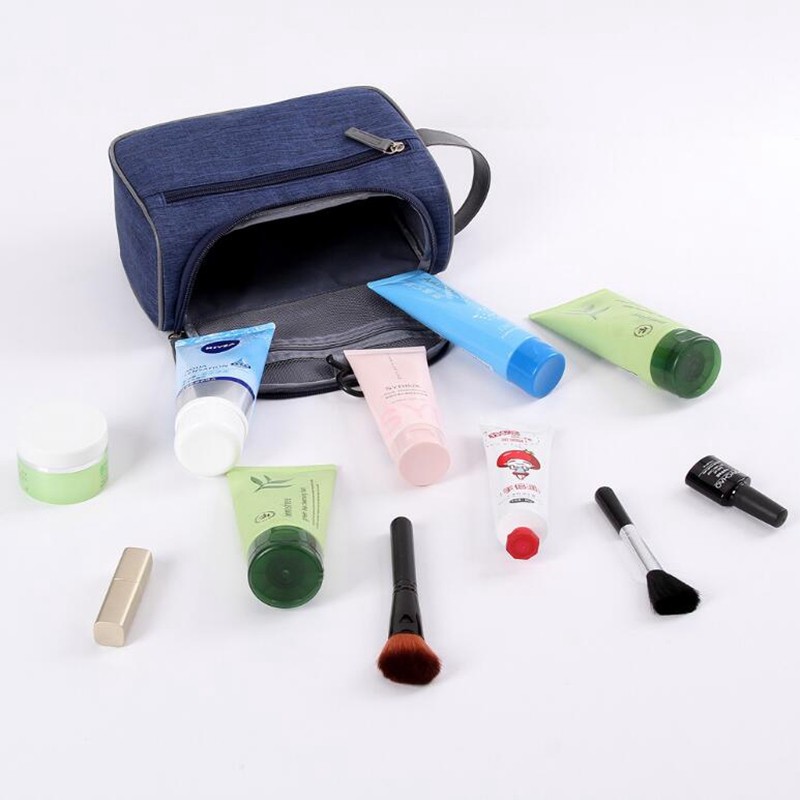 Toiletry Bag Men Women Large Travel Bag Zipper Cosmetic Bag Makeup Organizer Storage Bag Wash Kit Bathroom Box