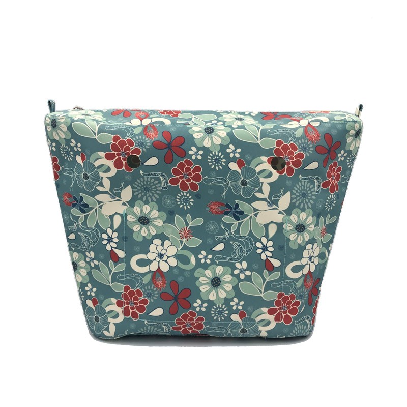 Women's Classic Mini Floral Briefcase Bag, Interior Zipper Pocket, Water Resistant Coating