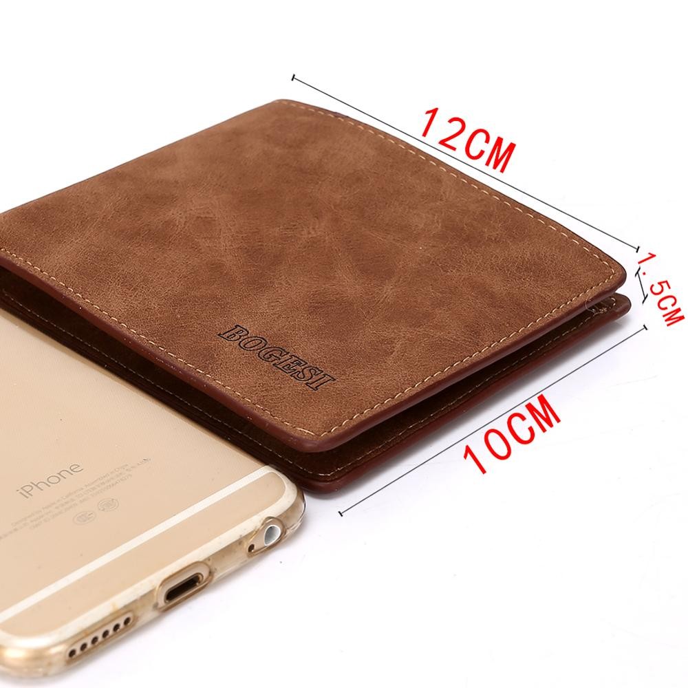 New Fashion Men Wallets Leather ID Card Holder Coin Purse Clutch Pockets With Zipper Men Wallet With Coin Bag Gift 2022