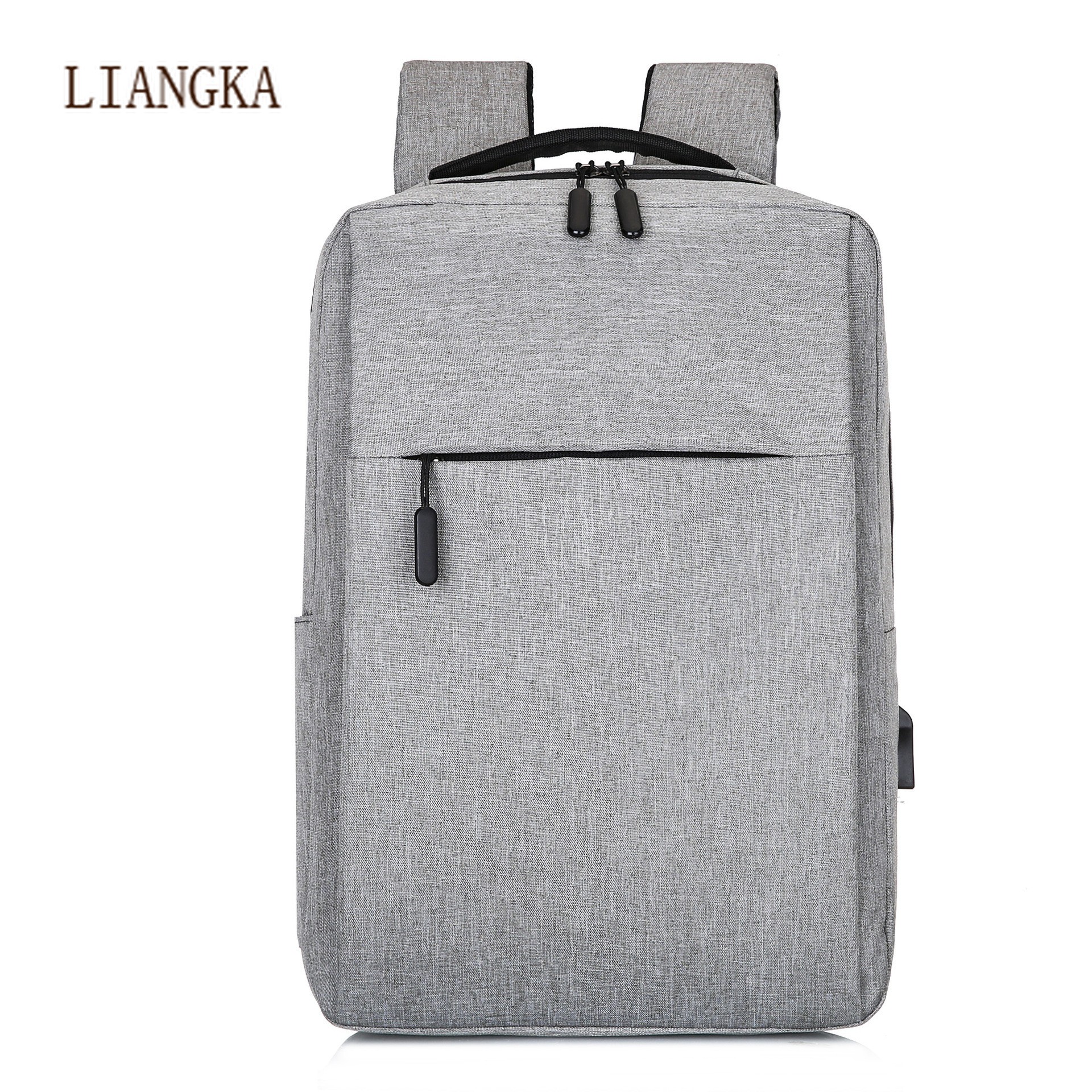 Men's Multifunctional Oxford Fabric Backpack Water Resistant 13 Inch Student School Bag With USB Charger Unisex 2021