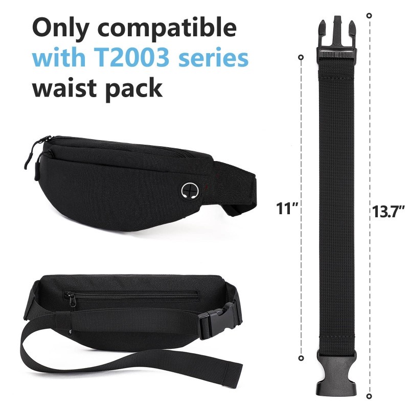 1PC Portable Belt Waist Bag Belt Extender for Men Women DIY Fanny Pack Belt Bum Bag Extension Belt Bag Accessories