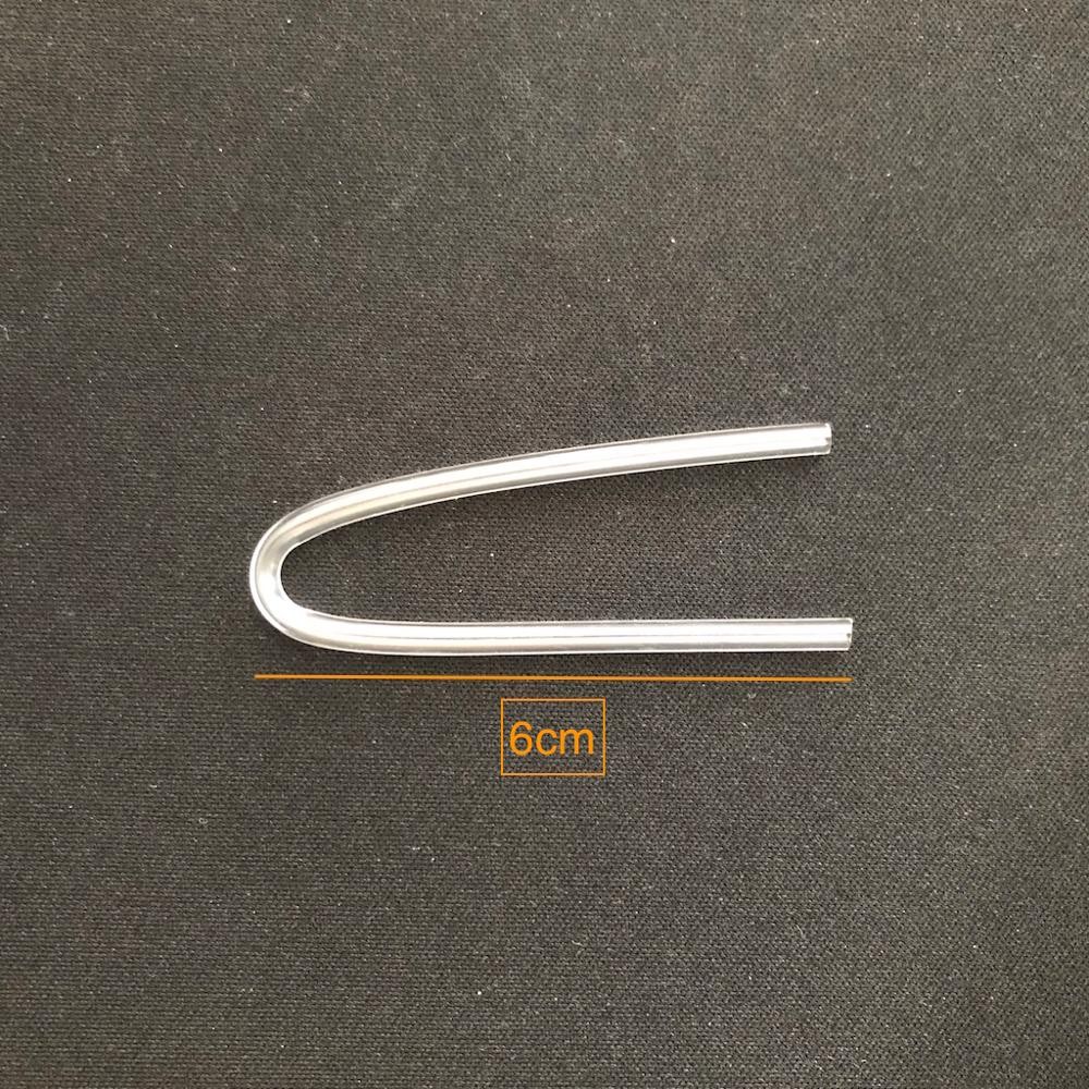 100pcs ForSound Made Preformed BTE Hearing Aid Earmold Tubing Bent Tubing PVC Tube Tubing Choose From 3.6mm 3.3mm 3.1mm OD