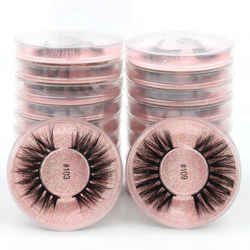 3D False Eyelashes Natural Soft Mink Hair, 4/50/100pcs Set, Wholesale