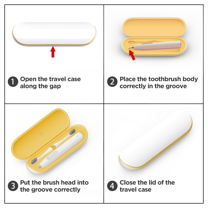 Oclin Original BB01 Portable Storage Box Bag Suitable for oclin X Pro/X/Z1/F1 Electric Toothbrush Travel Business