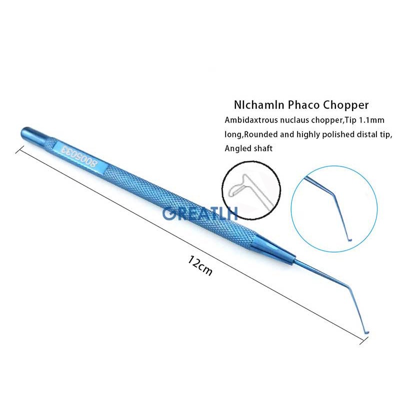 Ophthalmic Nlchamln Vaku Chopper and Fukasaku Small Pupil Snaphawk Ophthalmology Devices