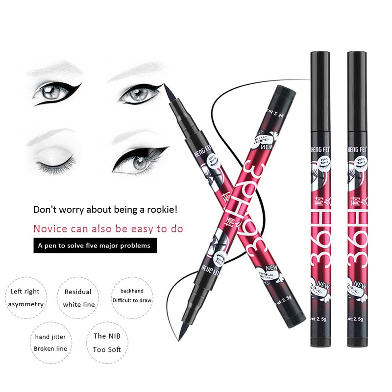 High Quality Eyes Makeup Liquid Eyeliner Waterproof 36 Hours Long Lasting Black Eyeliner Pen Make Up Eye Liner Pencil Cosmetics