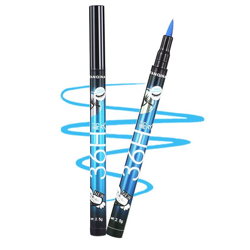 Professional Liquid Eyeliner Pencil Waterproof 36 Hours Liquid Quick Dry Long Lasting Soft Makeup Tools TSLM1 1pc