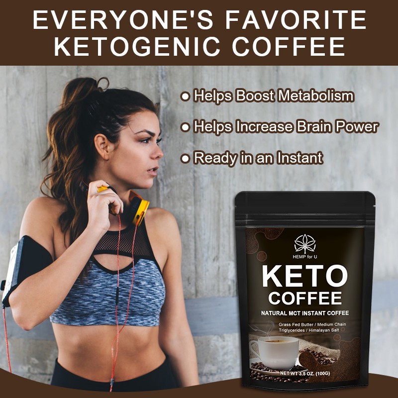 HFU Keto Coffee Powder Low Fat Low Calorie Health Fast Drink Coffee Lose Weight Burn Calories Burn Fat Diet Slimming Products