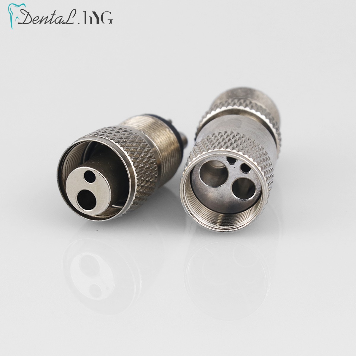 Dental Turbine Handpiece Adapter 4 Holes 2 Holes Changer Connector Dental High Speed ​​Handpiece Spare Parts Tool For Air Motor