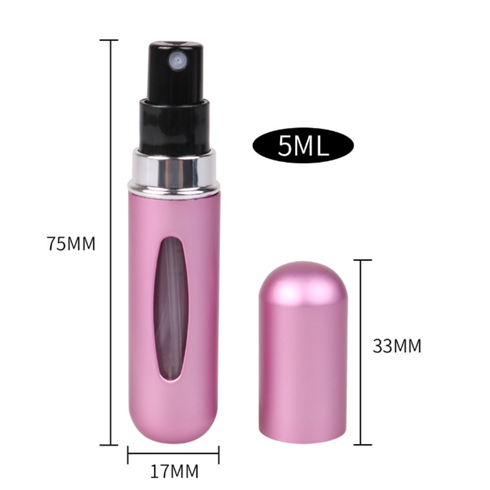 5ml Refillable Perfume Mist Bottles Portable Travel Mini Empty Spray Bottle Container for Cosmetics Makeup Beauty Tool New