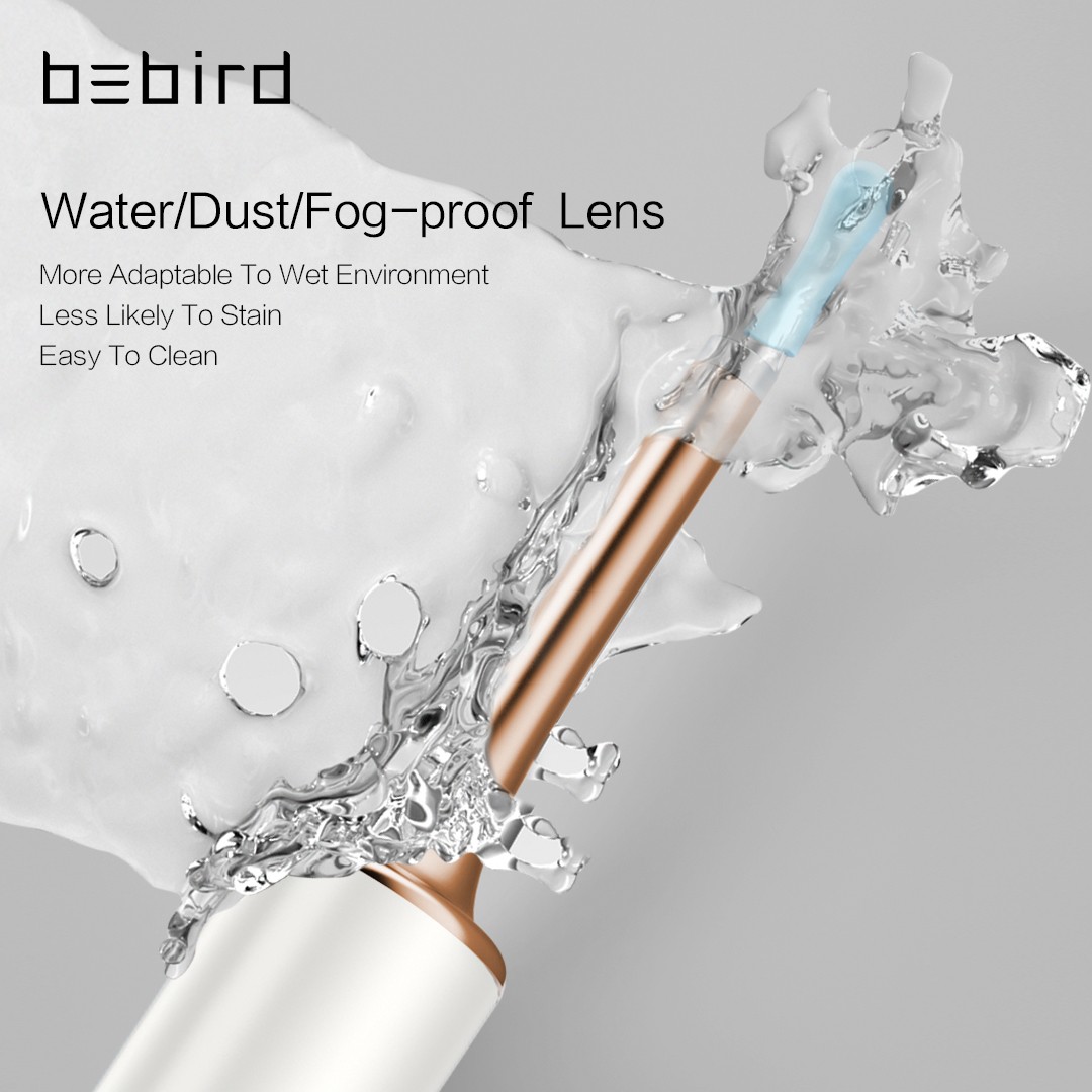 Bebird T15 R1 البصرية الأذن الأنظف الرعاية الصحية Minifit 2in1 حب الشباب الشمع أداة إزالة الصواميل HD1080P منظار الأذن IP67 مقاوم للماء المنظار