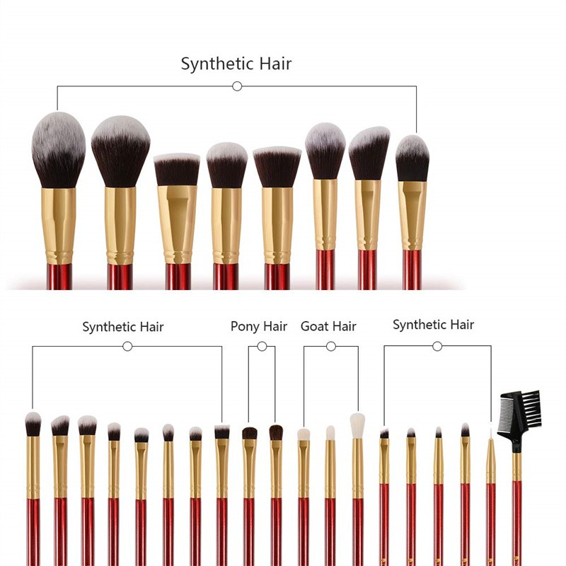 DUcare 8-27 Makeup Brushes Set Synthetic Goat Hair Powder Cosmetic Eyeshadow Foundation Blush Blending Makeup Brush Maquiagem