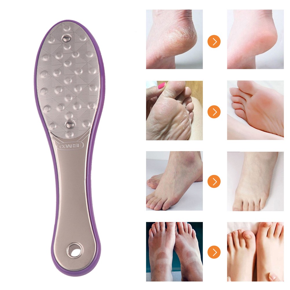 Professional Foot Skin Care Remover Stainless Steel Callus File Remover Foot Scraper Pedicure Heel File Tools