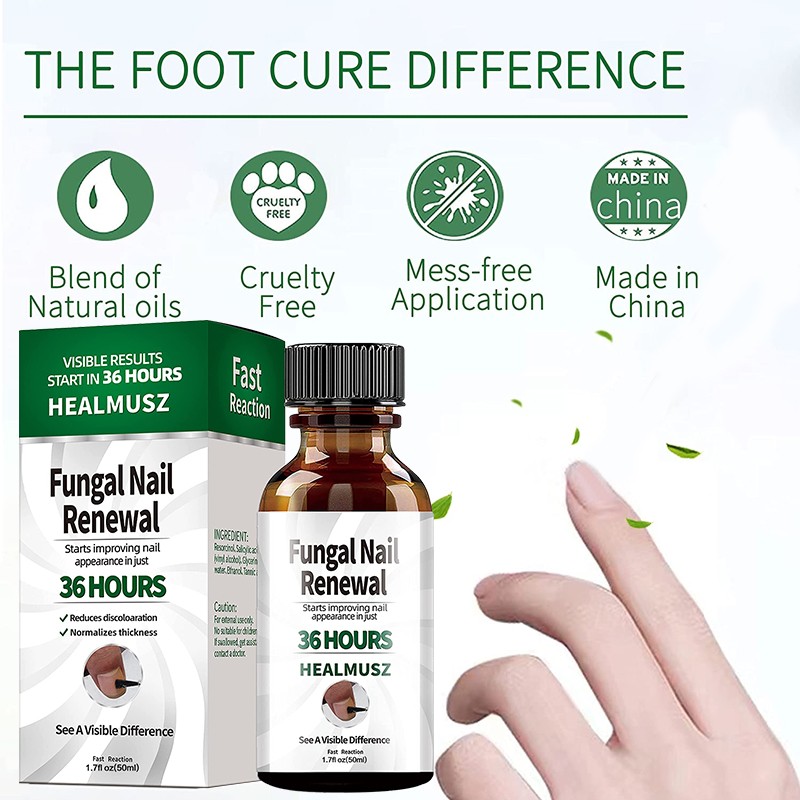 Fungal Nail Treatment Serum Onychomycosis Paronychia Anti-Fungal Nail Infection Herbal Toe Fungus Foot Repair Essence Care 50ml