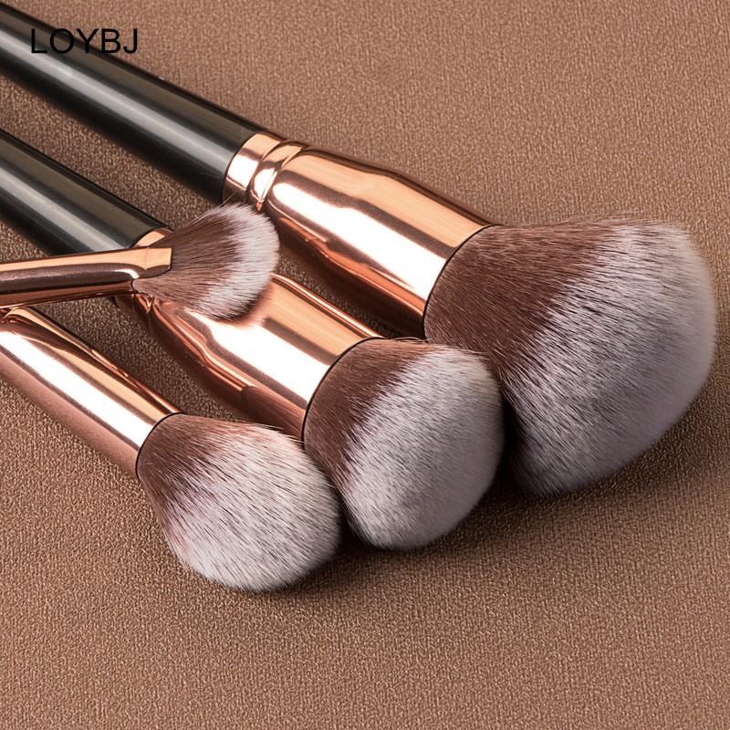 Loebig Beauty Makeup Brushes Cosmetic Brush Set Powder Foundation Blush Highlighting Eye Shadow Eyebrow Eye Lashes Make Up Tools