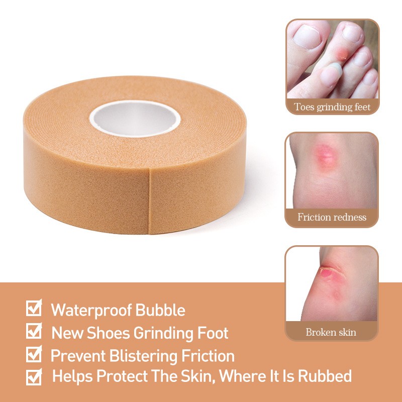 2pcs Multifunctional Bandage Medical Latex Plaster Foot Heel Sticker Tape Waterproof Self-adhesive Elastic Pad C1567