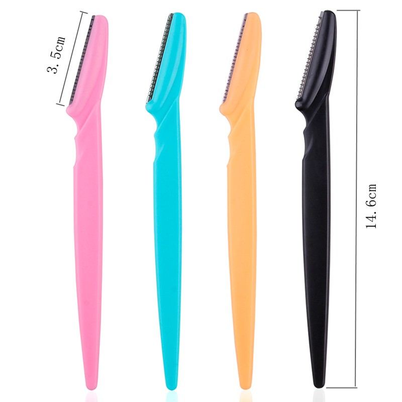 5/10/15pcs Eyebrow Trimmer Safe Makeup Tools Eye Brow Razor Face Body Hair Removal Shaver Blades Woman Eyebrows Shaping Knife