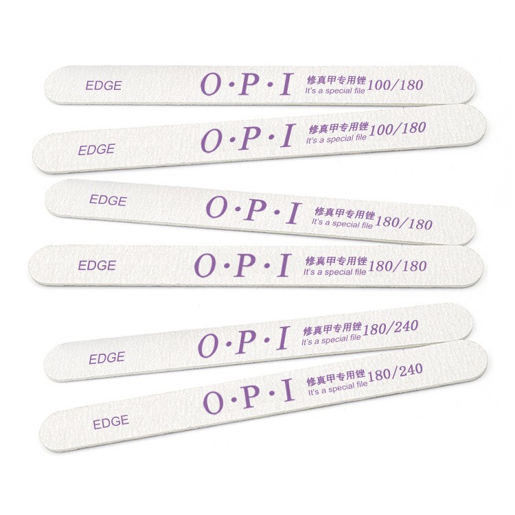 10pcs/5pcs Wood Nail File 100/180 180/240 Professional Double Side Nail Art Sanding Buffer Files