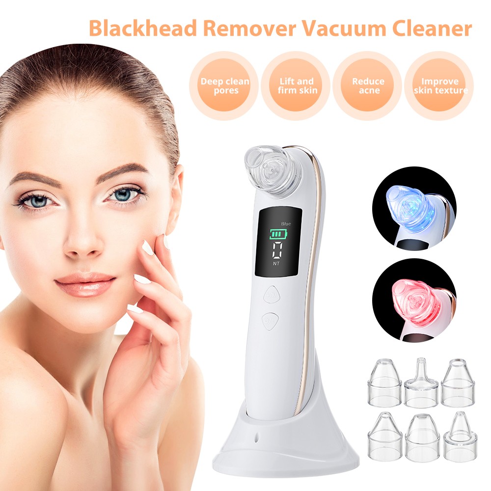 Blackhead Remover Vacuum Acne Pimple Removal With Charging Device Black Spot Electric Suction Facial Pore Cleaning Tool