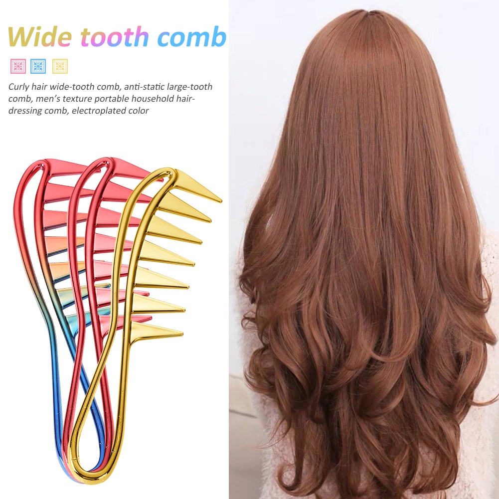 Anti-Static Hair Wide Tooth Shark Comb Detangler Salon Massage Comb Hair Accessories Detangling Comb Reduce Hair Loss Comb Net