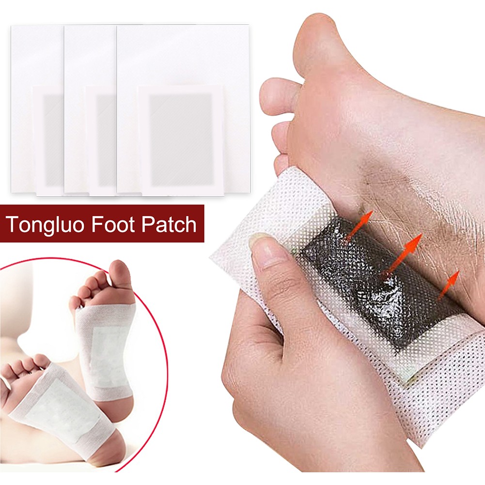 10pcs Natural Ingredients Anti-stress Cleansing Feet Sleeve Body Natural Foot Patches Detoxification Health Body Detox