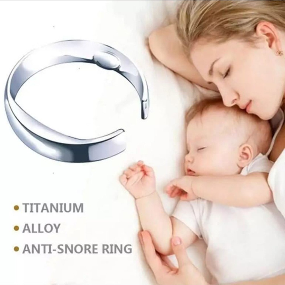 Anti Snoring Ring Magnetic Therapy Acupressure Anti Snoring Device Snore Stopper Finger Ring Sleeping Aid 3 Size