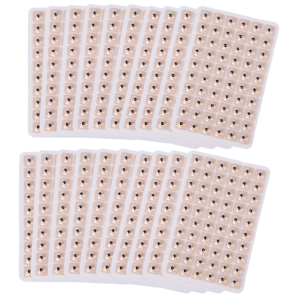 1800pcs Stickers Ears Relaxation Acupuncture Needle Ear Seed Vaccaria Ear Massage Ear Paster Press Seeds Health Care Tool