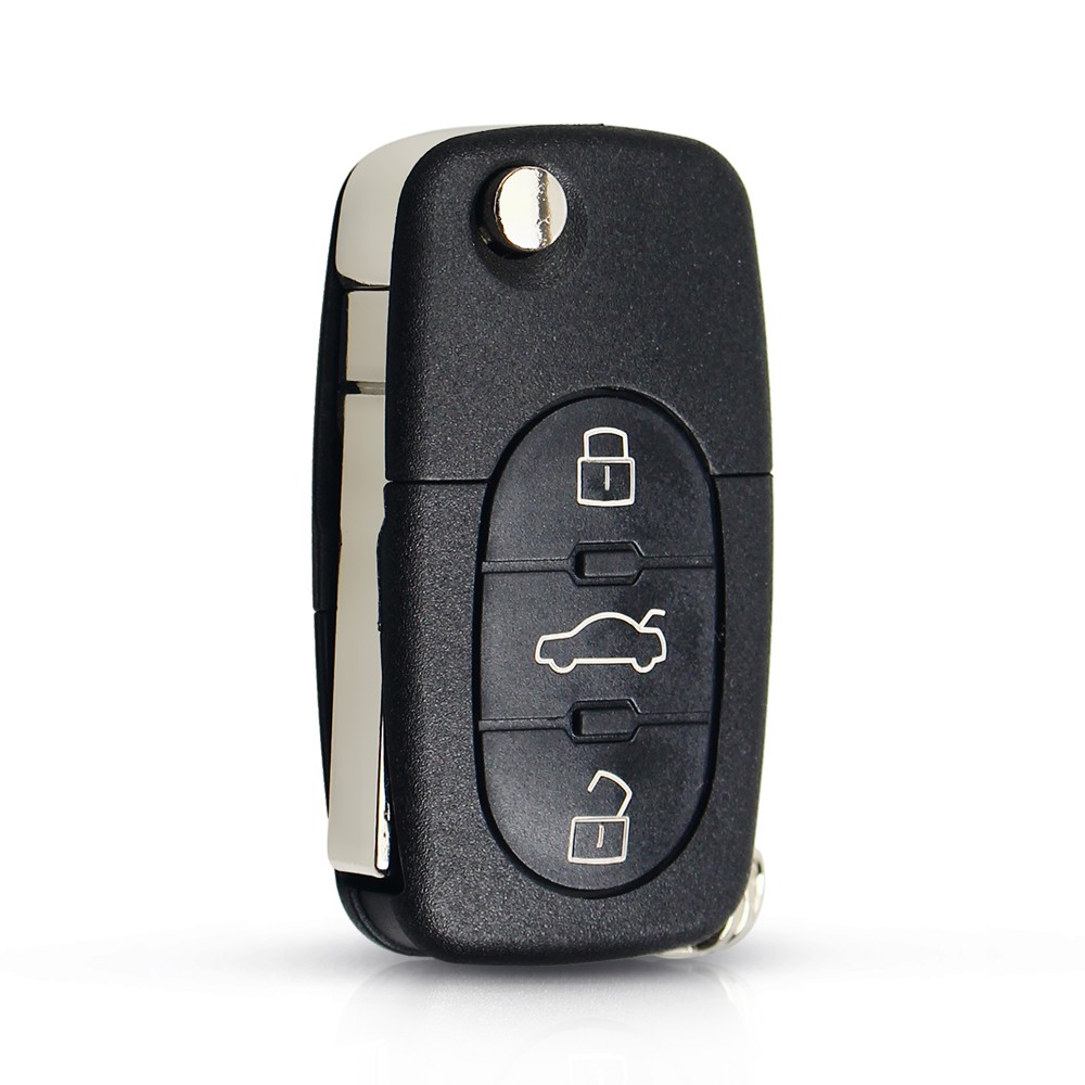 KEYYOU For Audi A3 A4 A6 A8 B5 TT RS4 Quattro 1994 - 2004 الموديلات القديمة 433Mhz ID48 رقاقة HU66 شفرة مفتاح السيارة عن بعد 3 أزرار