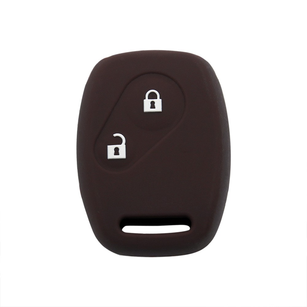 Silicone Car Key Fob Case Cover Set Shell Holder for Honda for Accord CRV Civic Fit Unique StepWGN Two 2 Buttons Remote