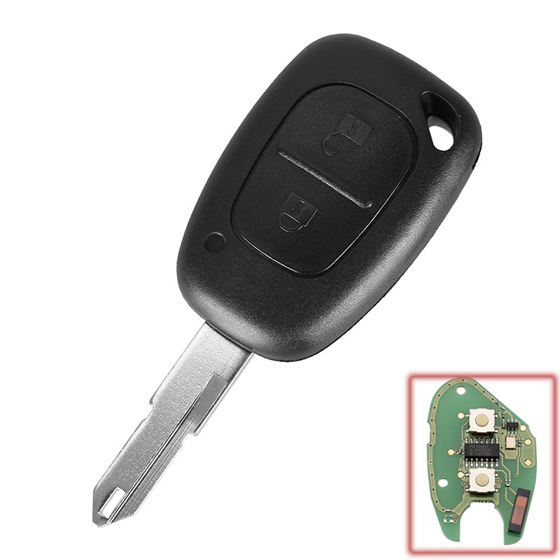 KEYYOU 2 Button Car Remote Key 433mhz ID46-PCF7946 Chip For Renault Traffic Master Vivaro Movano Kangoo Ne72 VAC102 Blade