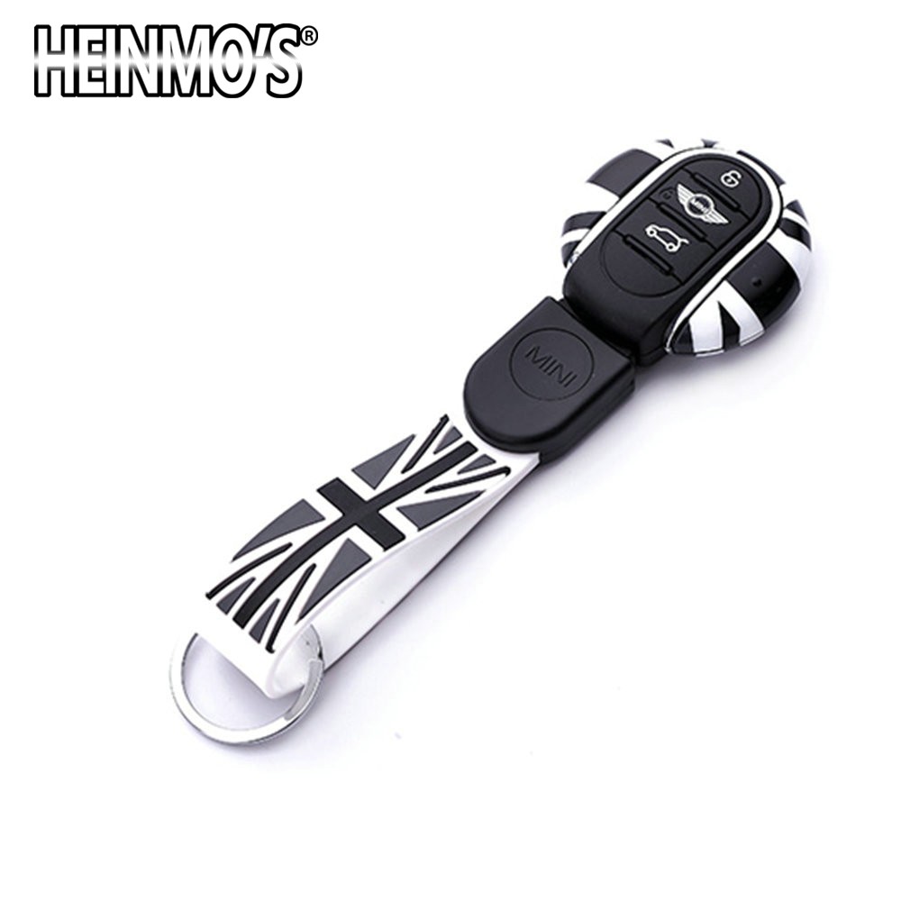 Mini Car Key Case F54 F55 F56 F57 F60 Clubman Countryman Protective Cover Shell Rope Styling For Mini Cooper F60 JCW Accessories