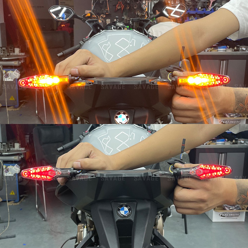 Turn Signal Rear Tail Light Motorcycle For BMW S1000 R RR XR M1000RR R1250GS ADV 2019-2022 Indicators Flashing Lamp Accessories