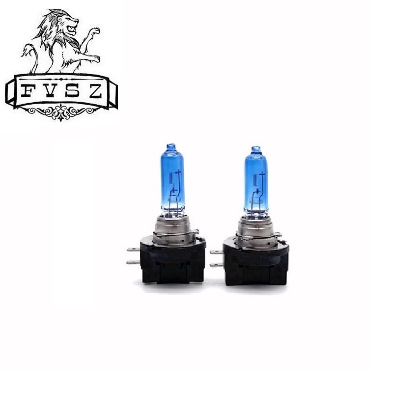 2pcs H11B 55W 5000K Car Headlight Bulb PgJy192 High Power Fog Light White Lamp Replacement