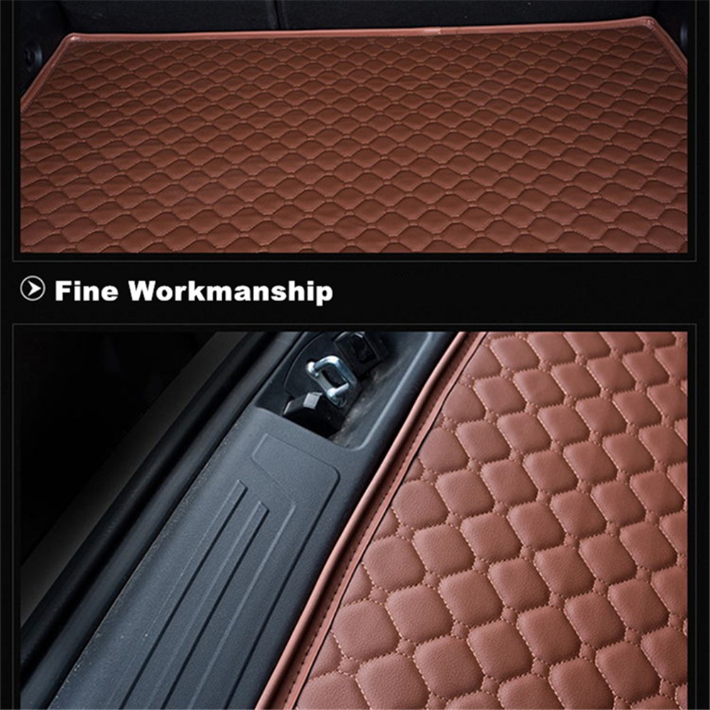 Sengayer Car Trunk Mat Waterproof Auto Tail Boot Carpet Flat Side Cargo Carpet Liner Fit For Peugeot 3008 2013 2014 15-2017