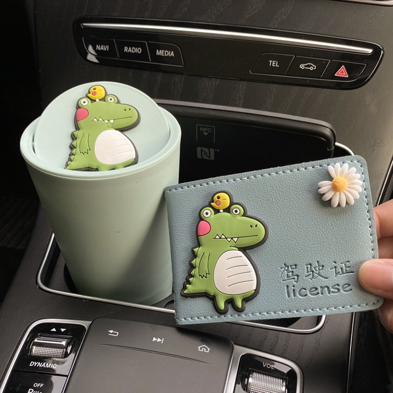 Cute Cartoon Car Waste Bin Storage Box Small Storage Box Desktop Waste Bin Car Decoration Products Christmas Gifts