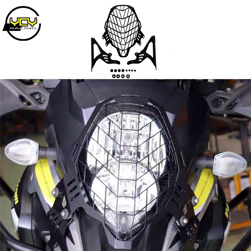 Motorcycle Accessories Front Grille Grille Cover For Suzuki DL650 2017-2020 Capacitance Guard Cover