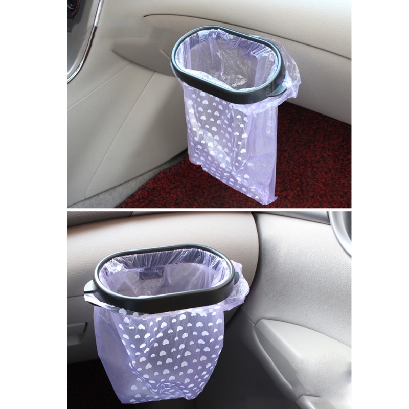 Car Organizer Garbage Bag Garbage Bin Rack Hanger Garbage Bag Frame Hanging Bucket Car Home Universal