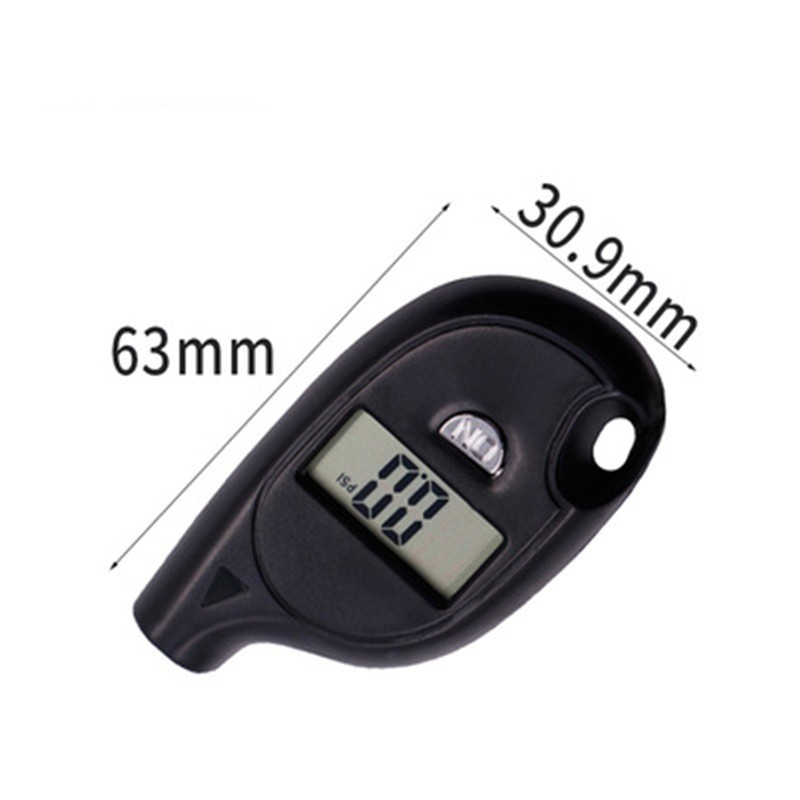 Keychain Style Tire Gauge Digital LCD Display Car Air Pressure Test Meter Auto Motorcycle Tire Manometer Tire Pressure Gauge