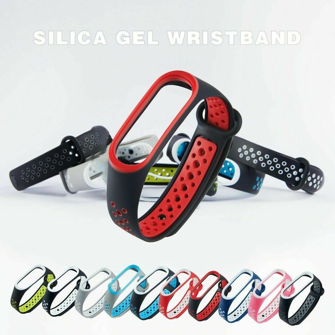 Breathable Strap For Xiaomi Mi Band 4 Silicone Wrist Strap Wristband Bracelet For Xiaomi MiBand 3 4 Miband Replacement Strap