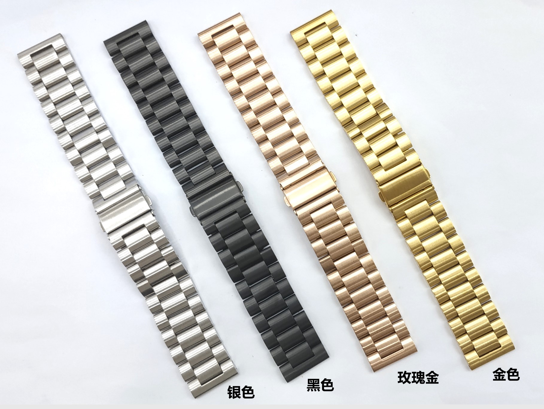 20mm 22mm Stainless Steel Watch Band for Galaxy Watch 4 40mm 44mm 42mm 46mm Strap Gear S3 Sport Loop for Huawei GT2 46 Bracelet