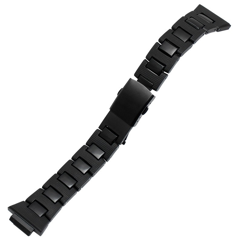 For Casio G-SHOCK DW-5600 DW6900 DW9600 GW-M5610 Black Plastic Strap Stainless Steel Buckle Men Bracelet Band Watch Accessories