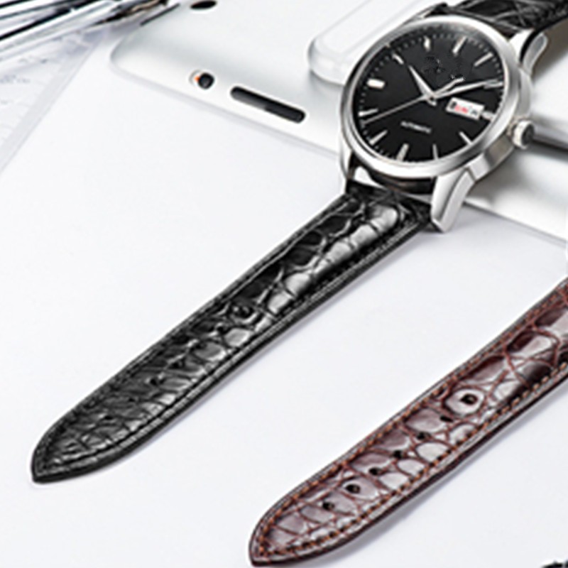 Real Crocodile Watch Strap Genuine Leather Watch Strap for Men or Women Watch Accessories 12 - 24mm